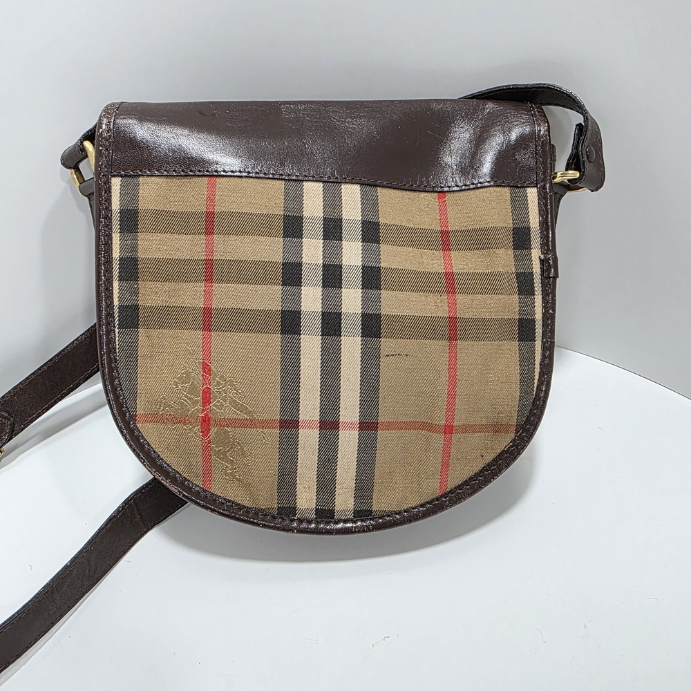 Burberry Iconic Beige Nova Check Crossbody Bag - Picture 3 of 4